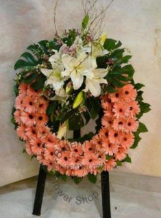 Mixed Floral Wreath - CODE 94996